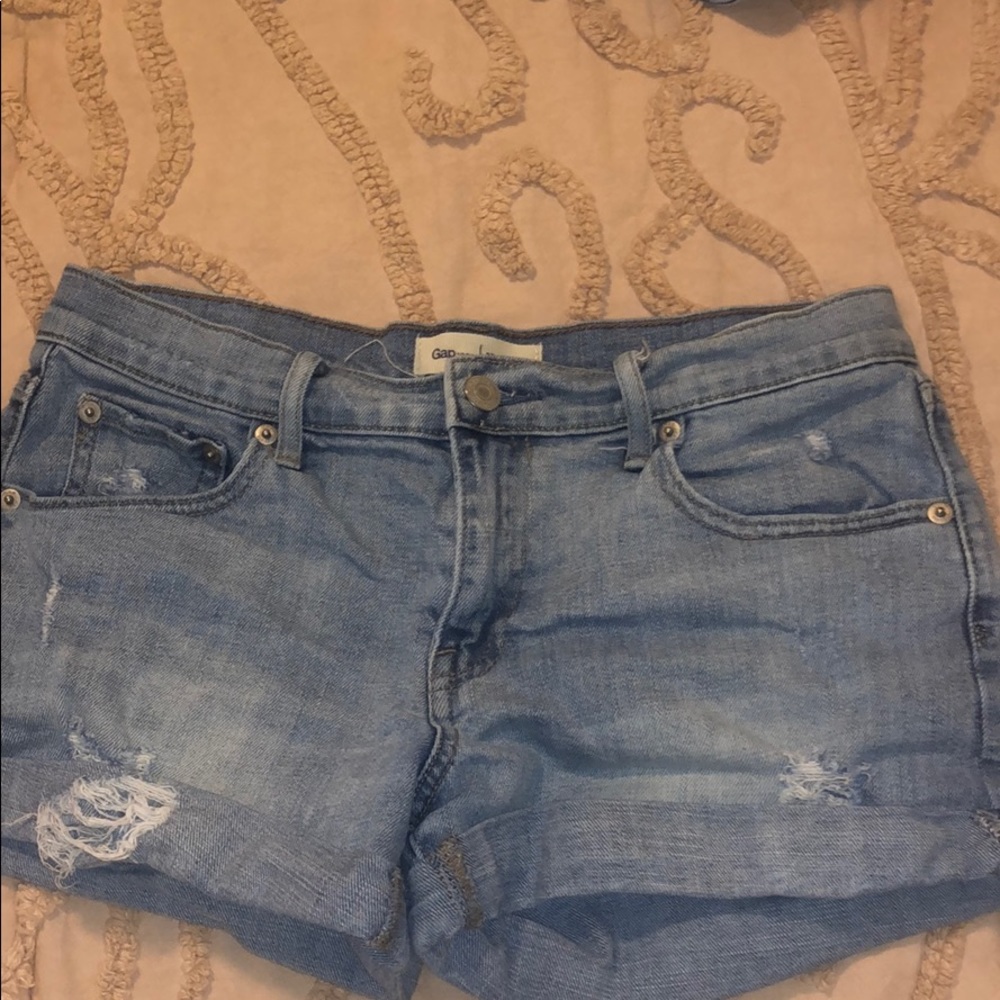 gap jean shorts